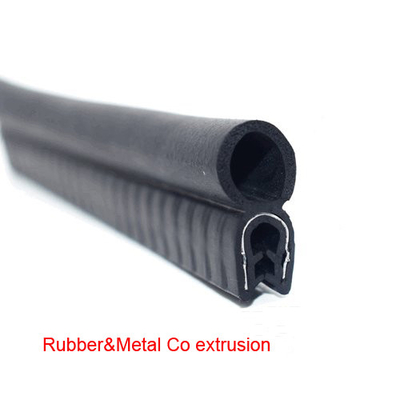 Plastic ABS Tpe Metal Co Extrusion Profiles Customized
