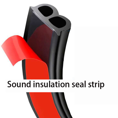 Extruded EPDM Rubber Profile Strip Seal Anti Collision For Automobile